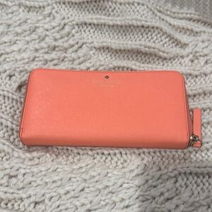 Kate Spade Vibrant Coral Wallet NWOT